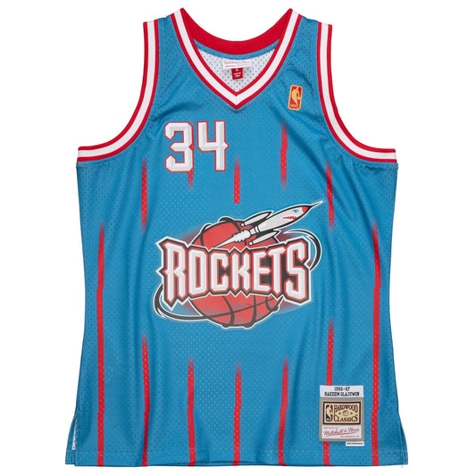 Houston Rockets Retro (1996) - Hakeem Olajuwon #34