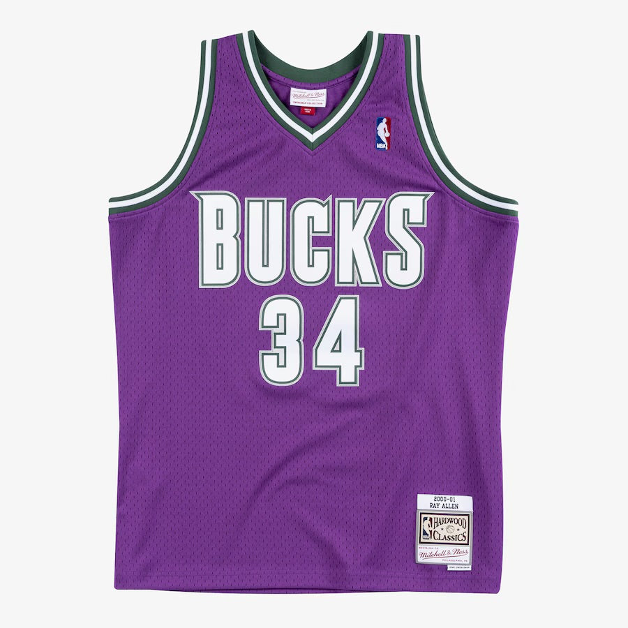 Milwaukee Bucks Retro (2000) - Ray Allen #34