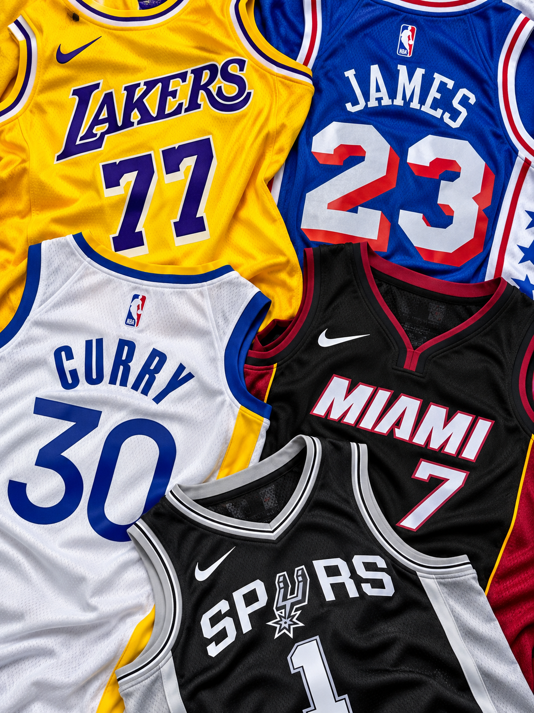 Current jerseys