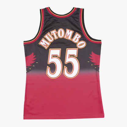Atlanta Hawks Retro (1996) - Dikembe Mutombo #55