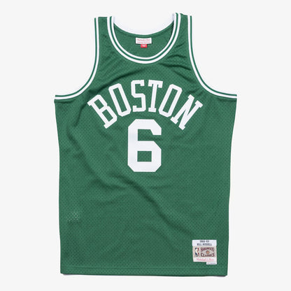 Boston Celtics Retro (1962) - Bill Russell #6