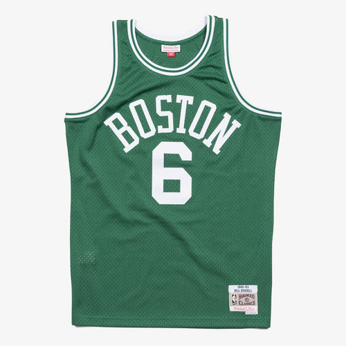 Boston Celtics Retro (1962) - Bill Russell #6